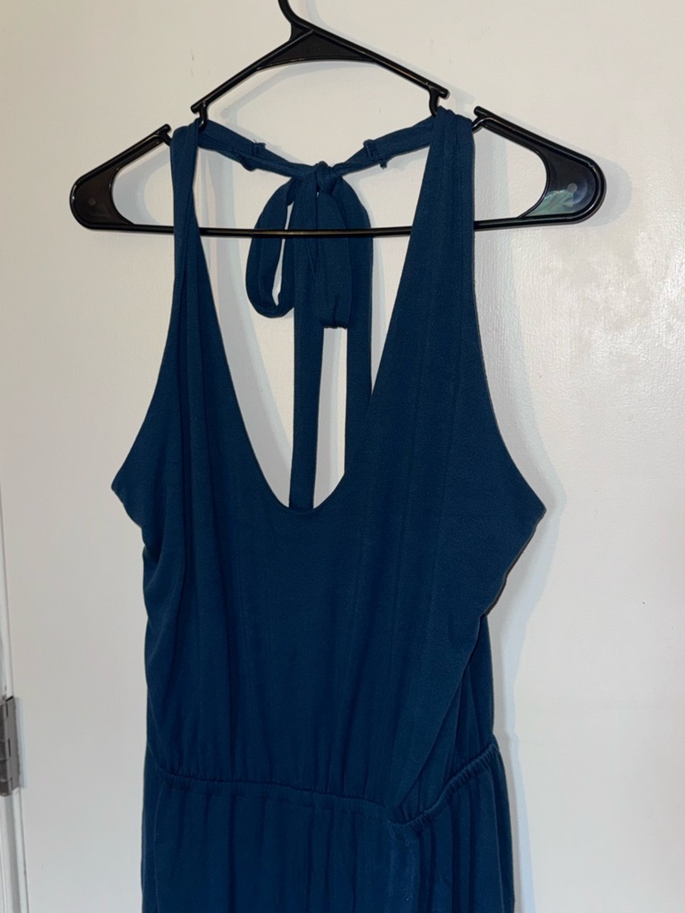 Old Navy Navy Blue Teal Halter Sleeveless Jumpsuit XXL - Picture 3 of 7
